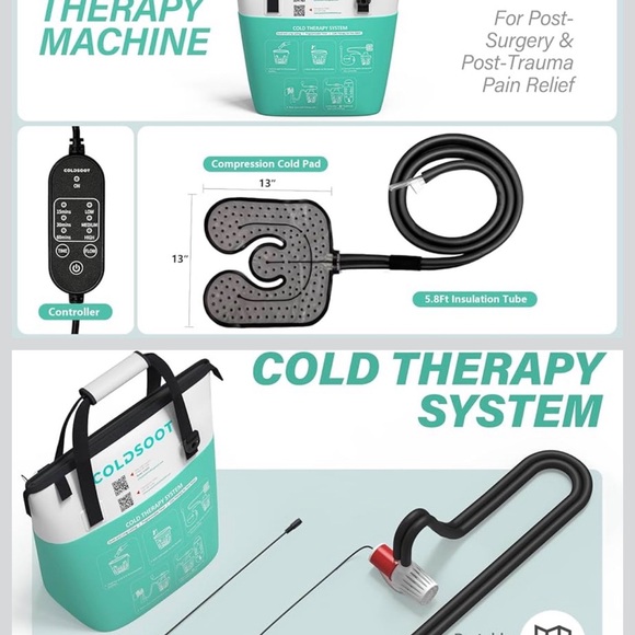 Cold Therapy System Recovery from Surgeries Injuries Universal Pad - Picture 4 of 16